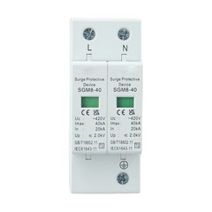 Long Service Life Surge Arrester with Stable Performance 2P 20KA40KA 420VAC