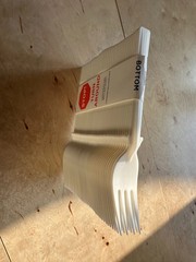 Dixie Ultra SmartStock Series-T Compostable Plastic Fork Refill Natural 960 Qty