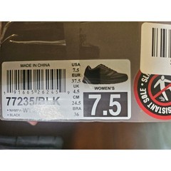 Skechers Work Nampa Wyola Shoes Women 7.5 Black Slip Resistant EH Memory Foam