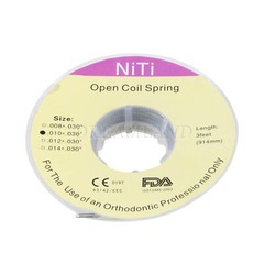 10 Roll Dental Orthodontic Niti Open Coil Spring Spool Dia.010 *030 ” inch 914mm