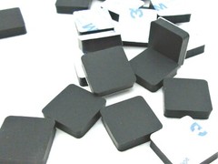 1″ Sq Rubber Feet Electronics Laptops Boomboxes Vintage Radios Video Console