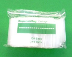 2000 Reloc Zippit Bag 3×4″ 4 Mil Clear Zip Seal Lock Reclosable 3 x 4 4mil 2,000