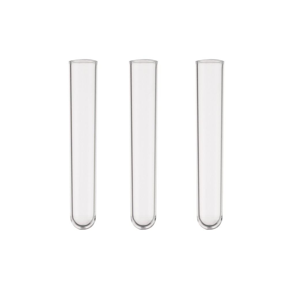 Kashi Scientific 16x100mm Tubes, Polypropylene / Polystyrene, U- Bottom, 200/Bag