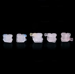 Ormaer 3M Dental Orthodontic Ceramic Brackets Roth MBT 022 Slot 3 4 5 Hooks Mesh