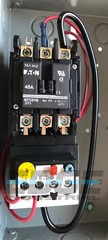 EATON ELECTRIC MAGNETIC MOTOR STARTER CONTROL 10HP 1 PHASE 230V B27CGF45B057