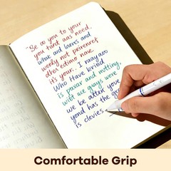 Erasable Gel Pens, 6 Colors Retractable 0.7mm Fine Point Erasable Pens Clicker +