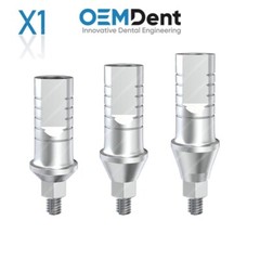 Straight Shoulder Abutment Conical Connection NP Nobel Active®️ Compatible