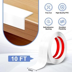 Wall Corner Protector Moulding Trim Peel and Stick Wall Corner Guards Trim Fl…