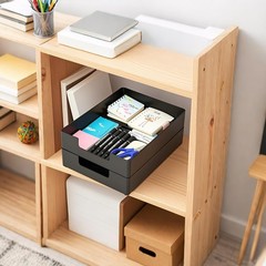 Letter-Size Tray, Desk Drawer Organizer, A4 Plastic Paper Tray, Stackable Pla…