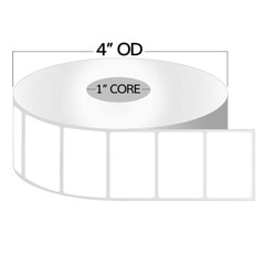 2.25″x1.25″ Direct Thermal Labels for UPC Barcodes Zebra Printer 1000 Per Roll