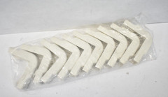 Lot of 10 Multilink O/S Corner & Radius Squares Office White Finish 99443K