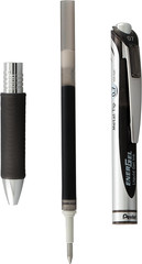 Energel RTX Retractable Liquid Gel Pen Canister, Black Ink