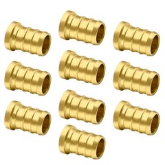10pcs 1/2″ PEX Barb Plug End Cap, Brass 1/2″-10 Pack, Color