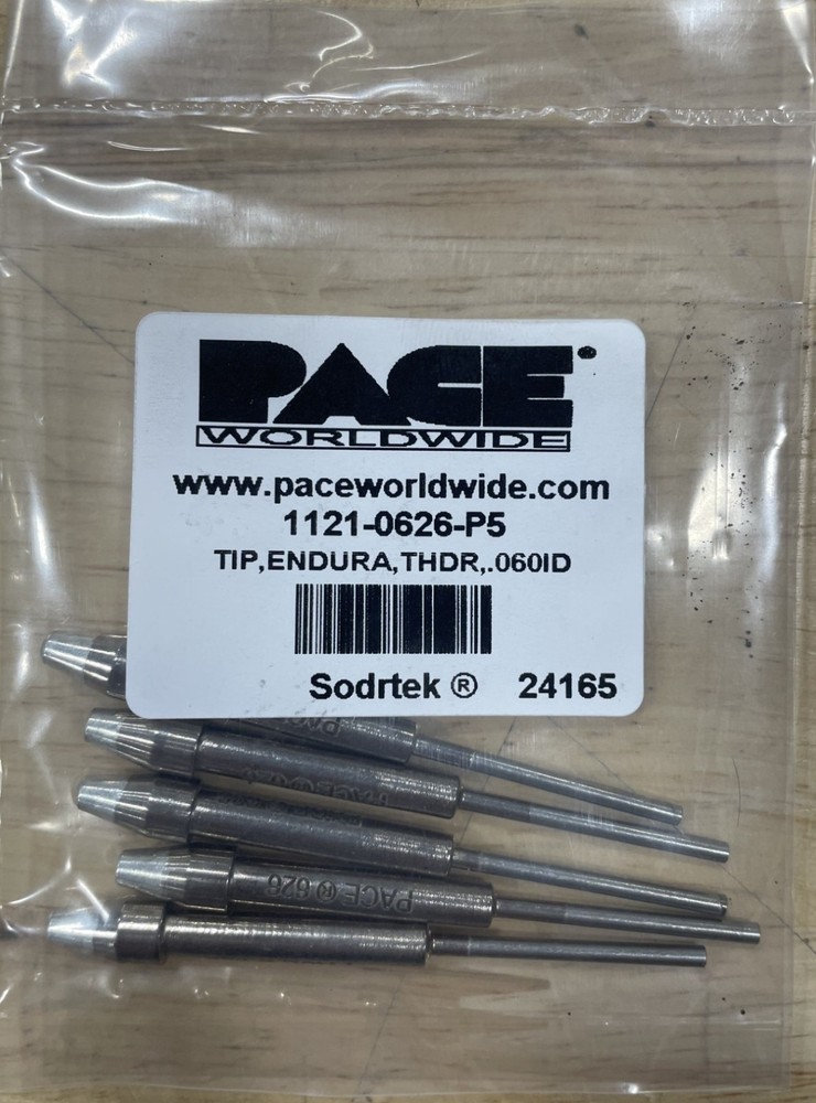 Pace 1121-0626-P5 Desoldering Tip, 0.60″ ID x 0.120″, Endura ThermoDrive, PK/5