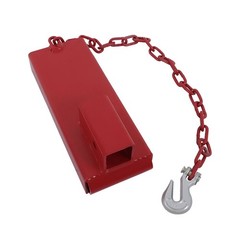 2″ Forklift Trailer Hitch Receiver Attachment Pallet Forks Towing Adapter Red