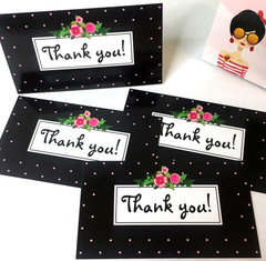 Thank You Business Cards for Small Business Variety Pack Flowers