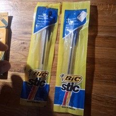 Vintage 1980s Bic Crayola pens color Papermate pencils NOS Lot