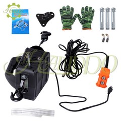 2-in-1 Electric Hoist Winch, 1100 lbs Lift Capacity, 1500W Portable Power