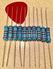 500 PCS 1/2W (0.5 Watt) 1% 1K ohm Metal Film Resistors – High Precision