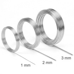 2mm 33 Feet Aluminum Craft Wire, Bendable Armature Wire, Mental Silver Bendable