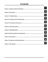 Engine Technical Workshop Manual Fits Kohler Command 11,12.5,13,14,15,16HP KC116