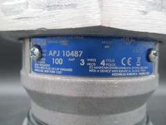 CROUSE HINDS APJ10487 100 AMP 3W 4P NEW IN BOX MATES WITH AR1042 *SAME DAY SHIP