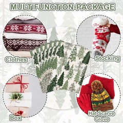 100Pcs 10×13 Inch Christmas Poly Mailer Packaging Bags for Winter Small Business