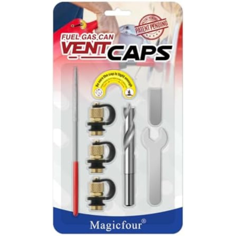 Magicfour Fuel Gas Can Vent Caps, 3 Pack Fuel Gas Tank Vent Caps Gas Can Replace