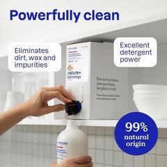 ATTITUDE Fruit & Vegetable Wash, Unscented Food-Safe Produce Wash to Remove D…