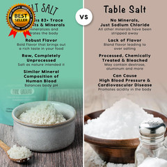 Celtic Salt Light Grey Coarse Celt Salt by Natures Pantry 82+ Minerals Non-Gmo