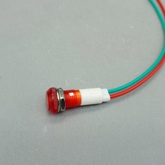 10Pcs 12V DC/AC 10mm RED Panel Mounting LED Indication Signal Pilot Lights USKY3