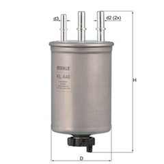 FUEL FILTER SP-1263 KNECHT KL446 NEW