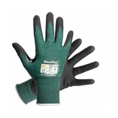 ATG 34-8743/L MaxiFlex Cut – Black Micro-Foam Nitrile Coated Palm And Fingers…