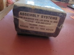 Assembly Systems Tohnichi Torque Wrench NUMMI # 71011 Range 400-1800 KG-CM
