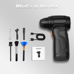 Electric Air Duster, 200,000 RPM 8000mAh Rechargeable Compressed Air Alternat…