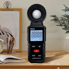 S8608 LCD Light Meter Digital Illuminance Meter Luxmeter Photometer 200000Lux
