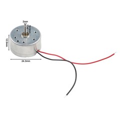 RF-300CA RC-300 DC for 3v 5V 6V 10300RPM for MINI 24mm Round Electric Motor 2mm