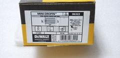 2 Boxes of 100-DeWalt Mini-Dropin Carbon Steel Bolt Anchor 06322, 3/8″x3/4″x1/2″