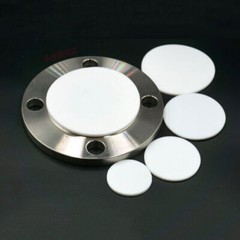 10Pcs PTFE Plastic Solid Discs Flat Round Pad Sealed Cushioning Diameter 5-150mm