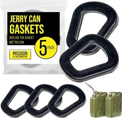 Mission Automotive Jerry Can Gaskets 5 Pack Gas Can Spout Replacement for 20 L