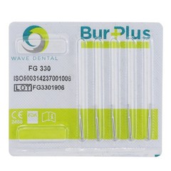 Wave Dental 330 Carbide Burs FG 330 Bur Pear High Speed Friction Grip Midwest