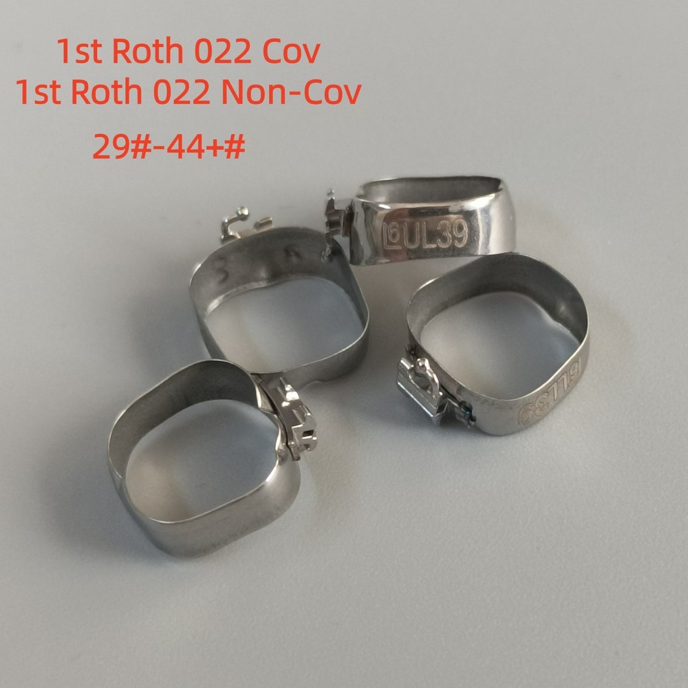 Dental Orthodontic 1st Molar Bands Prewelded Buccal Tube Roth.022 U1/L1 29#-44+#