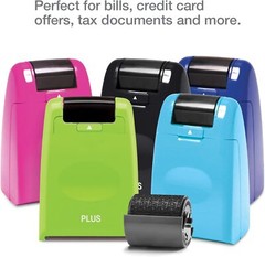 Plus Guard Your ID Identity Protection Security Stamp Wide Roller ~ ALL COLORS