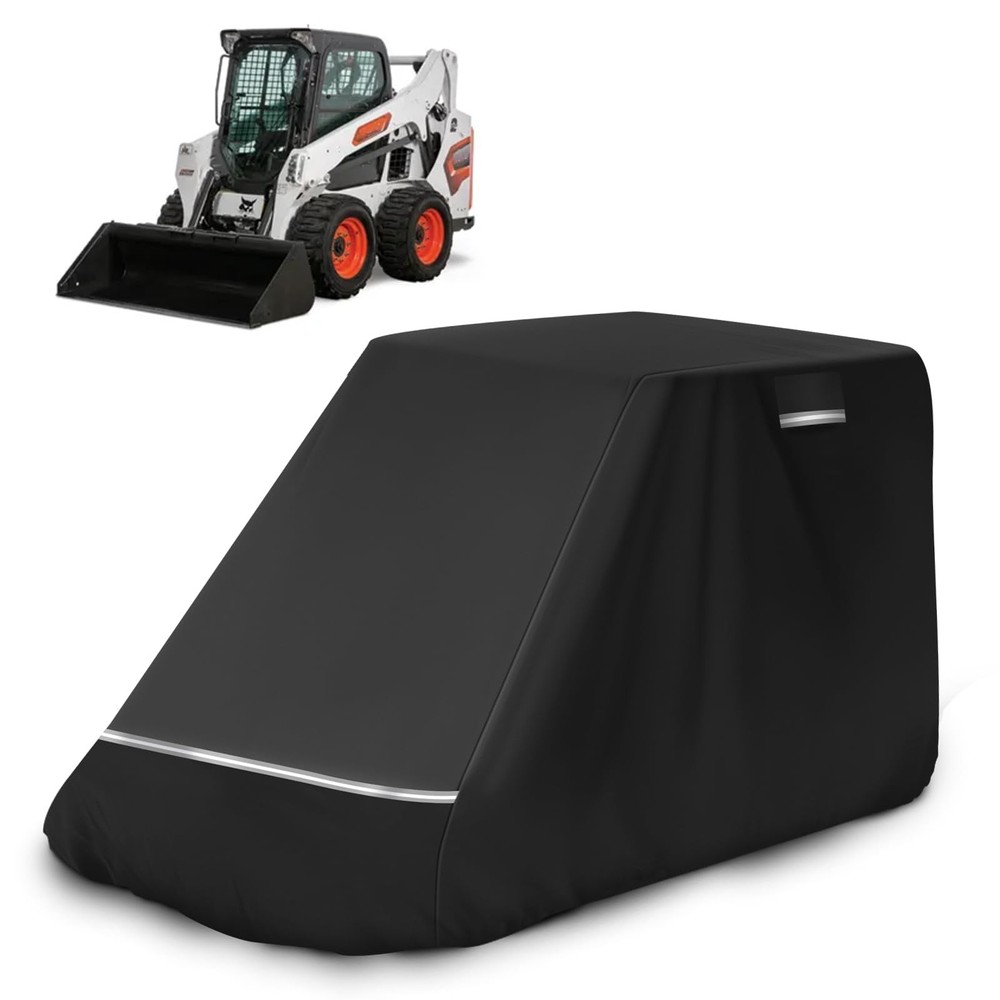 Skid Steer Loader Cover Replace for Bobcat S62/650, 155×85×88 In, Black
