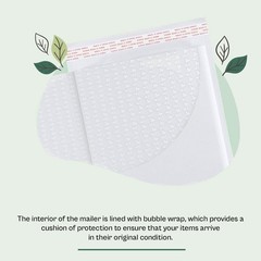 7.25″x12″ White Kraft Bubble Padded Mailers 7.25 x 12 Mailing Envelopes 6300