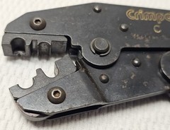 Vintage AMP Crimpex C Wang 220190-1 Die Ratchet Wire Crimping Hand Tool Sweden