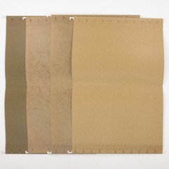 25 Hanging File Folders with 25 Tabs, Letter Size, Beige, Assorted