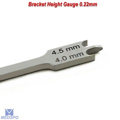 Dental Measuring Wick Type Gauge Orthodontic Bracket Positioning Height Gauge