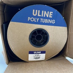Uline S-7926 Black Poly Tubing Roll 6 Mil 24″ x 500′ LDPE Non-Vacuum 1 Roll