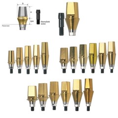 US Dental Straight abutment titanium w/screw Fit DIO UF II Regular Hex platform